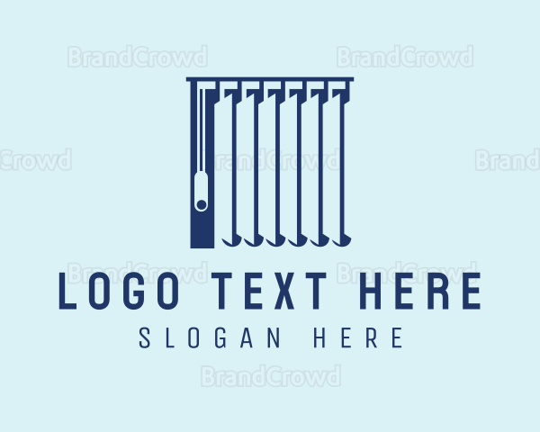 Blue Window Blinds Logo