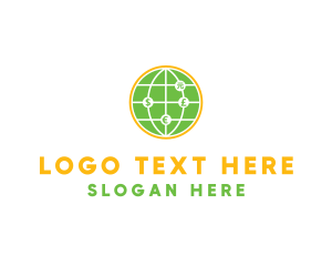 Import - International Foreign Exchange Globe logo design