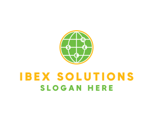 International Foreign Exchange Globe logo design