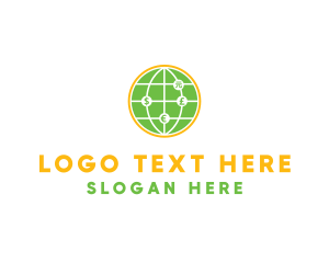 Industries - International Foreign Exchange Globe logo design