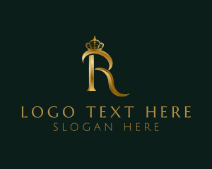 Accounting - Premium Royal Monarch Letter R logo design