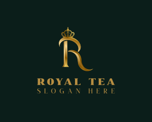 Royal Monarch Letter R logo design