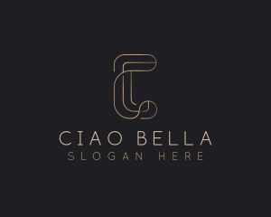 Elegant Luxury Boutique Letter C logo design