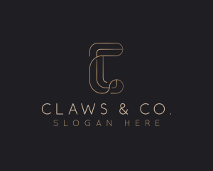 Elegant Luxury Boutique Letter C logo design