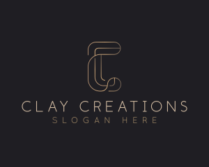 Elegant Luxury Boutique Letter C logo design