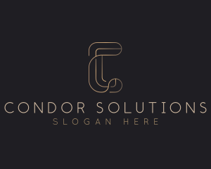 Elegant Luxury Boutique Letter C logo design