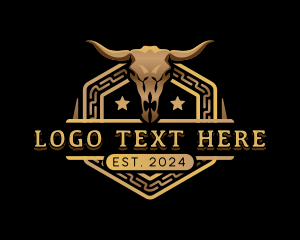 Buffalo - Bull Horn Ranch logo design
