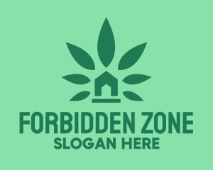 Cannabis Weed Marijuana Dispensary logo design