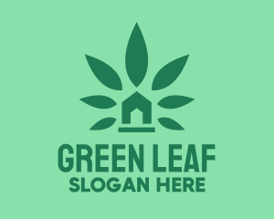 Cannabis Weed Marijuana Dispensary logo design