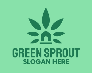 Cannabis Weed Marijuana Dispensary logo design