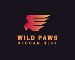 Professional Bird Wing logo design