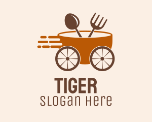 Fast Food Cart Logo