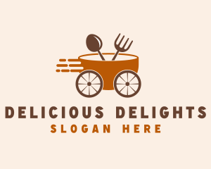 Fast Food Cart logo design