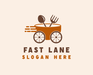 Fast Food Cart logo design