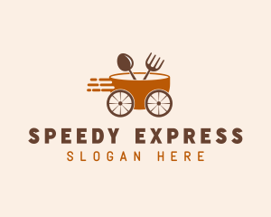 Fast Food Cart logo design