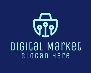 Online - Digital Online Cart logo design