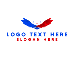 Star - American Avian Bird logo design