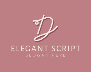 Italic - Cursive Handwriting Signature logo design