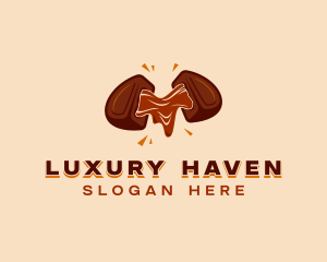 Chocolate Nougat logo design