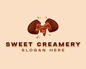 Chocolate Nougat logo design