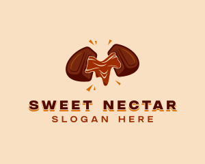 Chocolate Nougat logo design