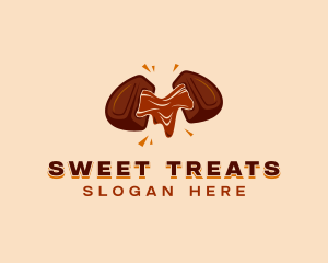 Chocolate Nougat logo design