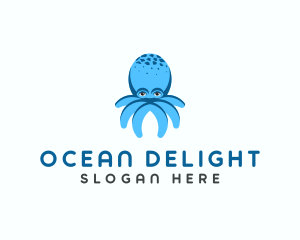 Ocean Octopus Seafood logo design
