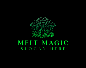 Magic Mushroom Fungi logo design