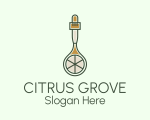 Citrus - Citrus Extract Dropper logo design