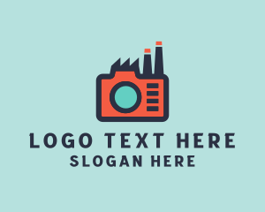 Digicam - Camera Photography Factory logo design