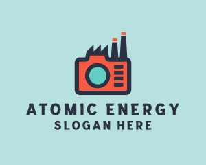 Nuclear - Camera Photography Factory logo design