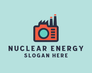 Nuclear - Camera Photography Factory logo design