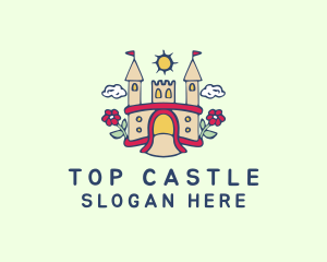 Sunny Flower Castle  logo design