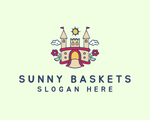 Sunny Flower Castle  logo design