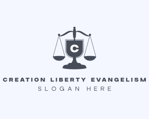 Legal Judiciary Scale  logo design