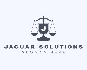 Legal Judiciary Scale  logo design