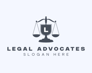 Legal Judiciary Scale  logo design