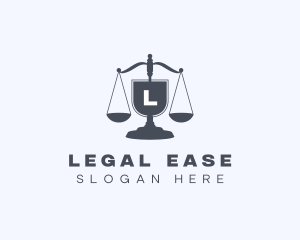 Legal Judiciary Scale  logo design