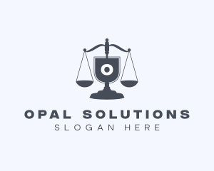 Legal Judiciary Scale  logo design