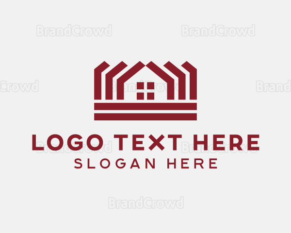 Roofing Property Builder Logo