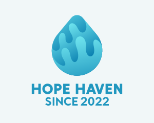 H2o - Plumbing Water Droplet logo design