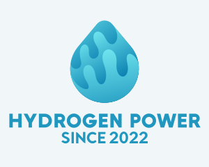 Hydrogen - Plumbing Water Droplet logo design