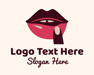 Mouth - Lip Finger Cosmetics logo design