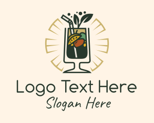 Homemade - Lemon Tea Juice Drink logo design