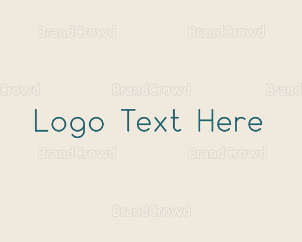 Minimal Rounded Brand Logo