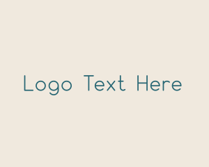Text - Minimal Rounded Brand logo design