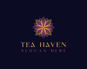 Organic Floral Spa logo design