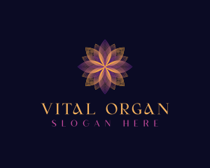 Organic Floral Spa logo design