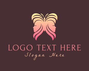 Massage - Beauty Butterfly Woman logo design