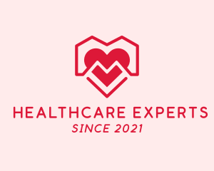 Realty House Heart Healthcare logo design